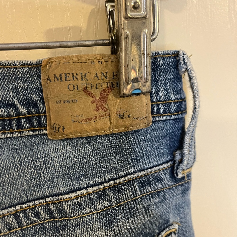 American Eagle Outfitters Light Blue Flare Jeans - Picture 7 of 11